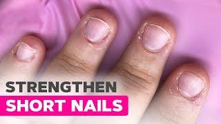 How to Strengthen Short and Bitten Nails | 10-Minute Gel Coat Fix