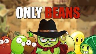 Can You Beat Plants Vs Zombies 2 WITH ONLY BEANS [Wild West]