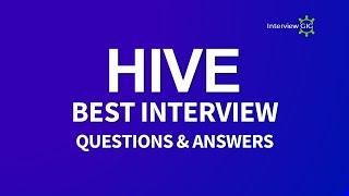 Hive Interview Questions and Answers | Most Asked Hadoop HIVE Interview Questions |
