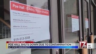 Poe Hall at NC State shuts down because of contamination
