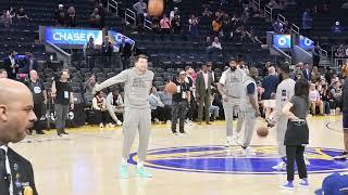 Stephen Curry Versus Luka Doncic Half-Court Shooting