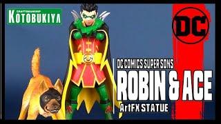 DC Comics Super Sons Robin & Ace Statue | Kotobukiya ArtFX+ Two-Pack Statue Review #DCSuperSons