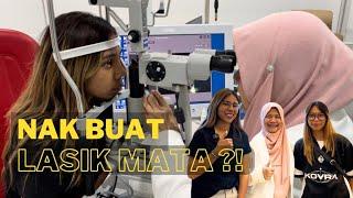 KAK SHAA NAK LASIK MATA ?! PENAT JADI RABUN…