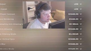 s1mple showed the newest cs go settings