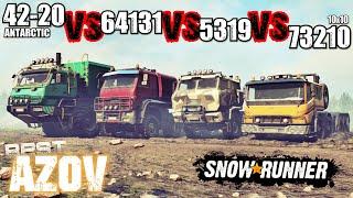 AZOV trucks Comparison | Which is best Azov vehicle in SnowRunner? - AZOV vs AZOV