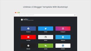 Cara Buat Linktree di Blogger Pakai Template Linktree Blogger Gratis