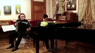 Eduard Kunz & Yuri Medianik. D.Scarlatti.Sonata K213 d moll (at Scriabin House Museum, Moscow)