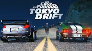 GTA 5 - Tokyo Drift: Nissan Z350 vs Ford Mustang