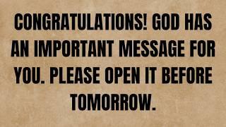 CONGRATULATIONS! GOD IS BRINGING MIRACLES AND BLESSINGS INTO YOUR LIFE. . #godmessage #jesusmessage