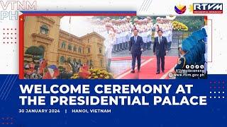 Welcome Ceremony at the Presidential Palace 1/30/2024