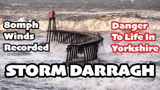 Storm Darragh Whitby - Day 1 Part 1- More to follow