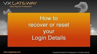 How to recover your Login Details (Username, Password, and PIN)