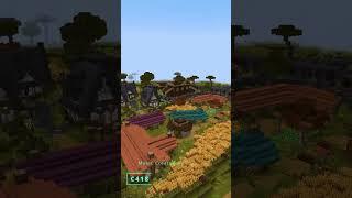 Look At My PRETTY Minecraft Village! #minecraft #cinematic #tour #starterbase