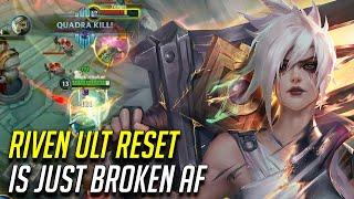 WILD RIFT RIVEN IS BROKEN IN SOLOQ - USE THIS CRAZY SUSTAIN BUILD