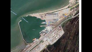 Russia Reports Drones Hit a Ferry in Port Kavkaz Near the Crimean Bridge!