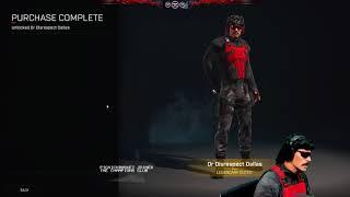 Dr Disrespect Skin and Dance Emote in Rogue Company