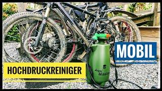 Mobiler Hochdruckreiniger für Bike und Camping