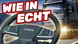 TRUCK fahren so REAL wie noch nie, mit dem krassen Moza LKW Lenker!