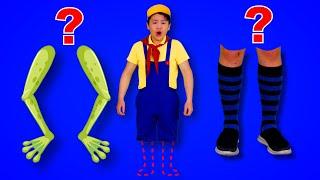 Where Are My Feet Song & Where Is My Mouth Song  & Where Is My Nose Song | Kids Funny Songs