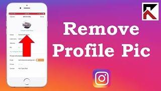 How To Remove Instagram Profile Picture