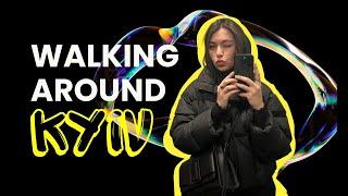 Walking around Kyiv  | Vlog, winter, local cafes, postal square, Independence Square, trade fair.