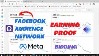 Facebook Audience Network Bidding Earning Proof 2022