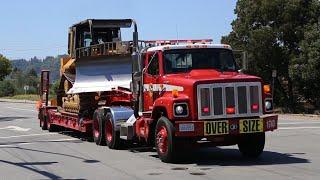 CAL FIRE Police and Dozer 1743 Responding Code 3 to a Vegetation Fire!