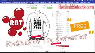 Redbubble Tag generator
