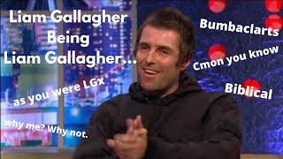 liam gallagher being liam gallagher for 7 minutes and 53 seconds