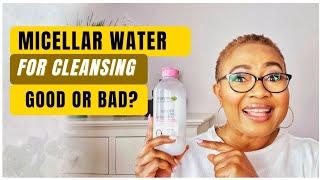 MICELLAR WATER FOR CLEANSING YOUR SKIN. GOOD OR BAD?.ESTHETICIAN REVIEW