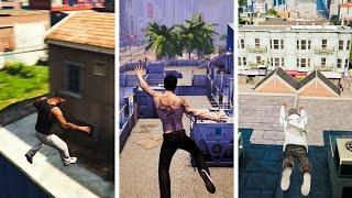 Parkour in Different Open World Games (2004 to 2024)