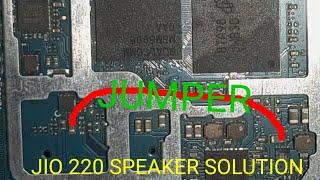 jio 220 speaker problem solution