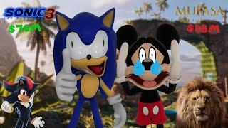 Disney gets Jealous of Sonic 3 Movie [Sonic The Hedgehog 3 Animation] (Audio by @jacobweeby)