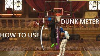 how to use DUNK METER in 2K23