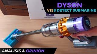 Dyson V15s DETECT SUBMARINE | La mejor aspiradora sin cable con fregado