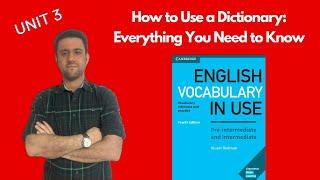 English Vocabulary in Use (Pre-intermediate and Intermediate) Unit 3