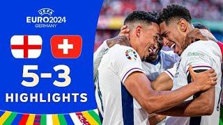 England vs Switzerland (5-3) HIGHLIGHTS | EURO 2024