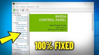 Nvidia Control Panel Not Opening in Windows 11 / 10 / 8 / 7 - How To Fix Problem Nvidia Won't Open 