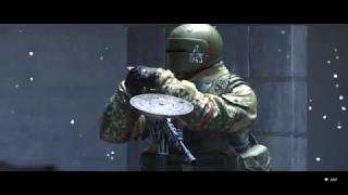 Tachanka's Operator video but every time he fires his LMG Thatcher says "Fookin laser sights"