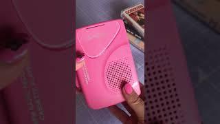 Mini Unboxing  Byron Statics pink cassette player