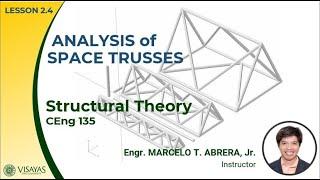 (1/2) ANALYSIS OF SPACE TRUSSES | STRUCTURAL THEORY