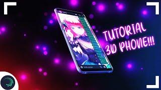 3D PHONE TUTORIAL ALIGHT MOTION!!!