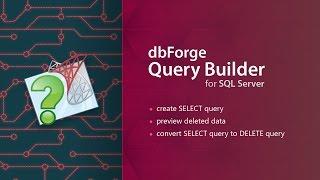 Designing SQL UPDATE Query using dbForge Query Builder for SQL Server