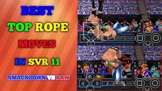 Best Top rope Moves in SvR 11 ( Smackdown vs Raw 2011)Top moves Full guide