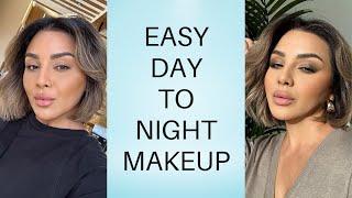 DAY MAKEUP INTO NIGHT MAKEUP TUTORIAL | NINA UBHI