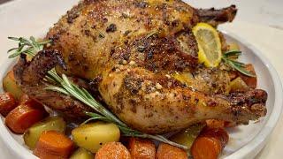 Delicious Oven Roasted Herb Chicken | How to Roast A Whole Chicken