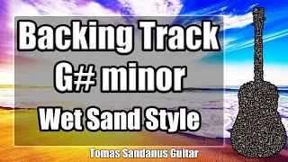 Wet Sand Style Backing Track in G# minor - Red Hot Chili Peppers Alternative Rock Guitar Backtrack