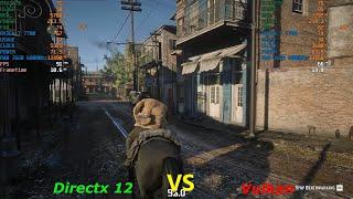 Red Dead Redemption 2 Lastest Update 2023 Directx 12 VS Vulkan Ryzen 7 7700 + RTX 3070 Ultra Setting