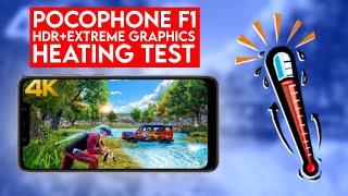 Xiaomi Pocophone F1 Heating Test | HDR + EXTREME GRAPHICS PUBG MOBILE