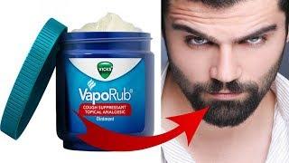 How To Use Vicks Vapor Rub For FASTER & BETTER  Beard Growth | HAIR GROWTH TRICK!!!